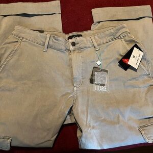 Lularoe light gray cargo pants